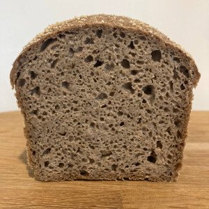 Безглютеновый хлеб из зелёной гречки на закваске Безглютеновый хлеб из зелёной гречки на закваске